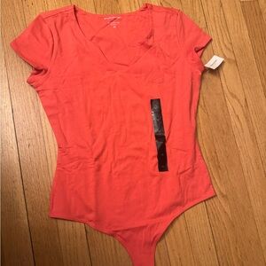 NWT Banana Republic Factory soft stretch short sleeve bodysuit XS